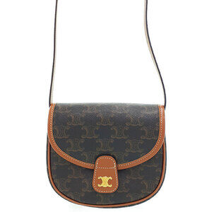 Celine Triomphe Canvas Besas Shoulder Bag